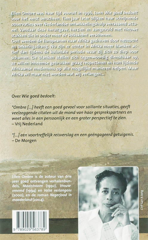 Achterkant van Wie goed bedoelt