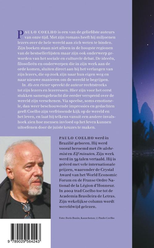 Achterkant van Als een rivier