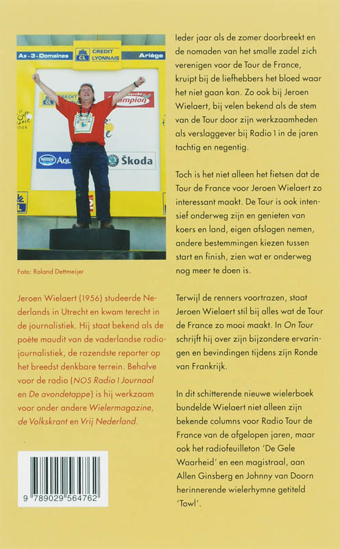 Achterkant van On Tour