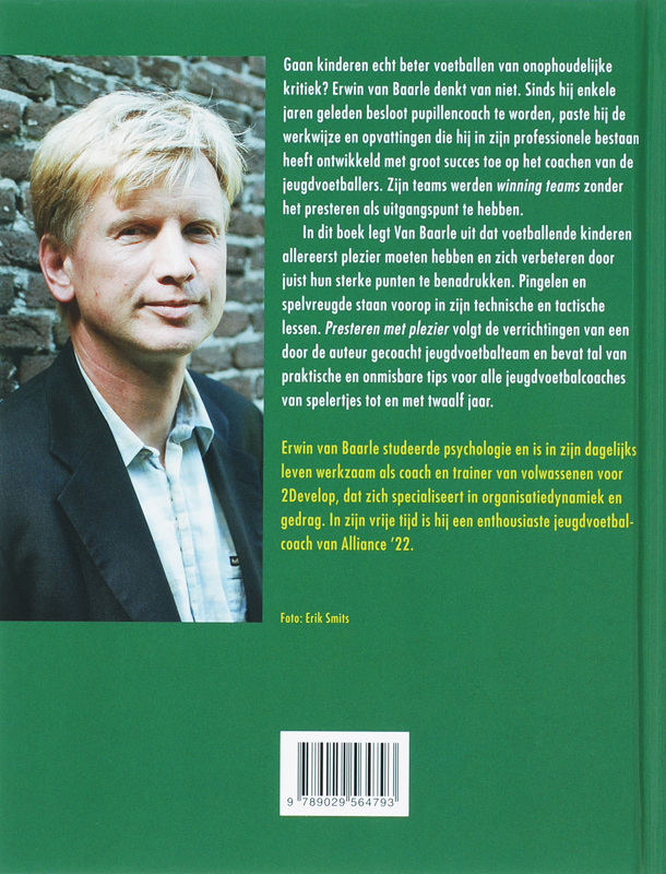 Achterkant van Presteren met plezier