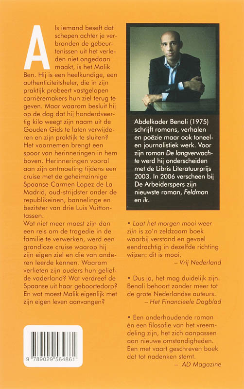 Achterkant van Laat het morgen mooi weer zijn
