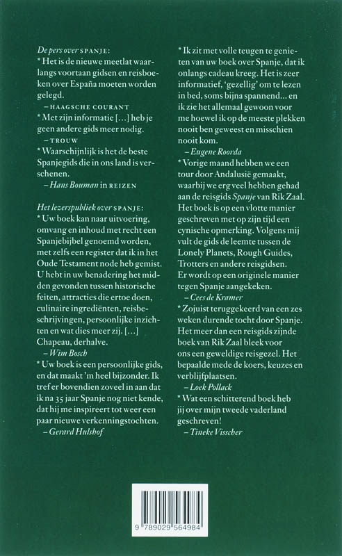 Achterkant van Spanje
