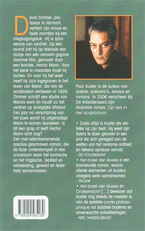 Achterkant van Het boek der illusies