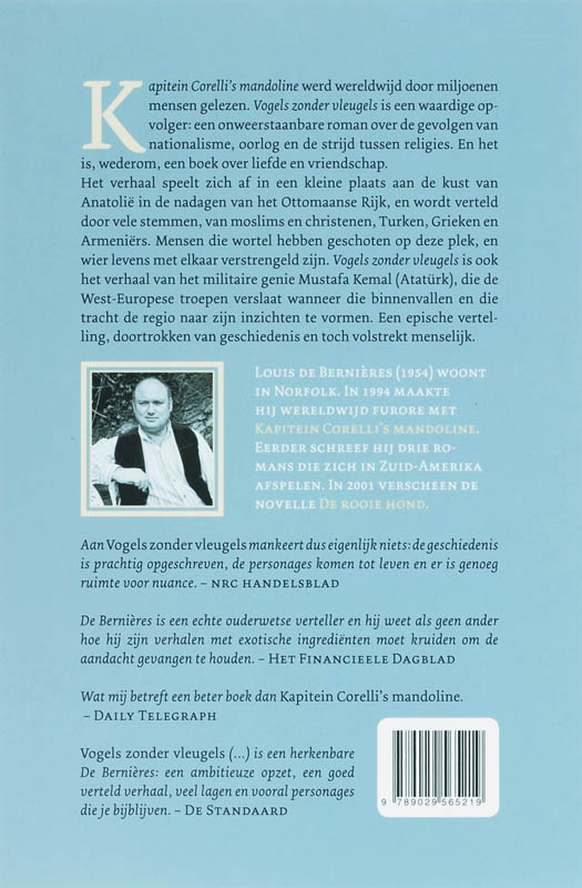 Achterkant van Vogels zonder vleugels