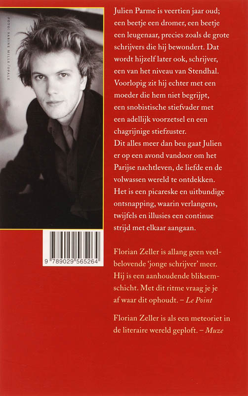 Achterkant van De ontsnapping van Julien Parme
