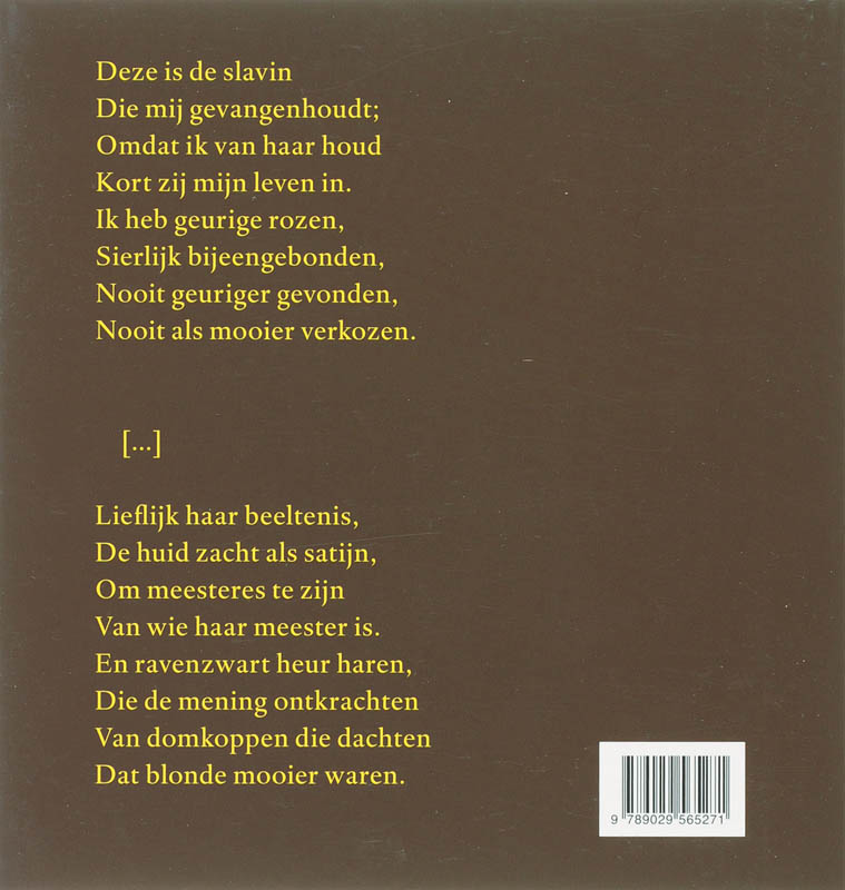 Achterkant van Ware voor zo lange liefde niet zo kort het leven