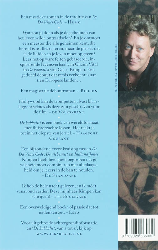 Achterkant van De kabbalist