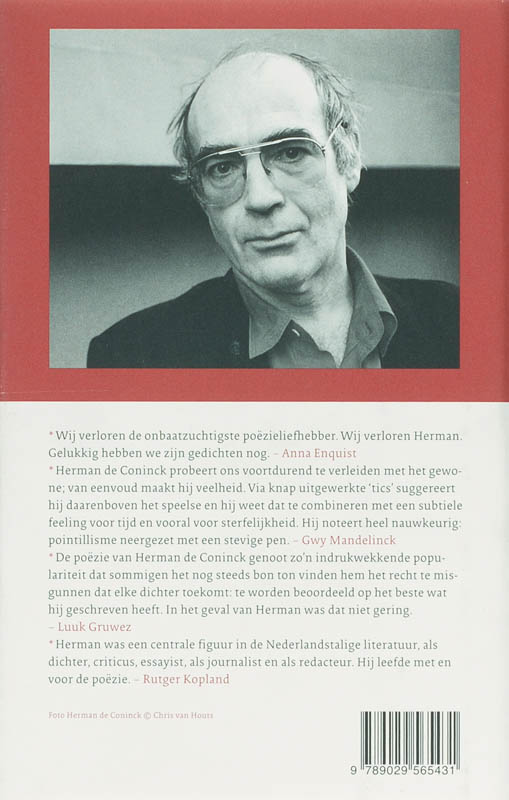 Achterkant van De gedichten