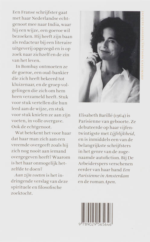 Achterkant van Aan zijn voeten
