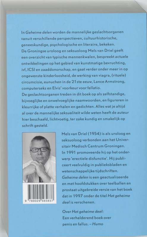 Achterkant van Geheime delen