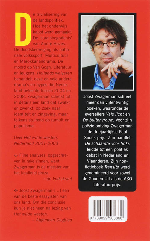 Achterkant van Hollands welvaren