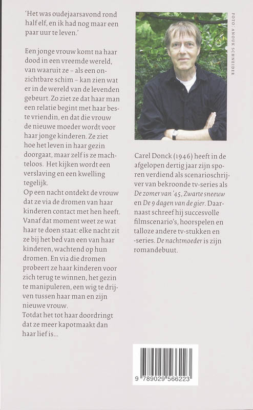 Achterkant van De nachtmoeder
