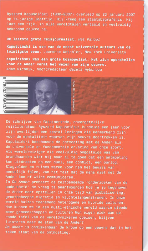 Achterkant van De Ander