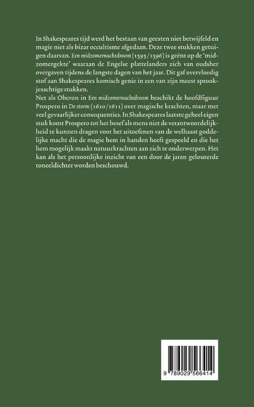 Achterkant van Een midzomernachtdroom & De storm