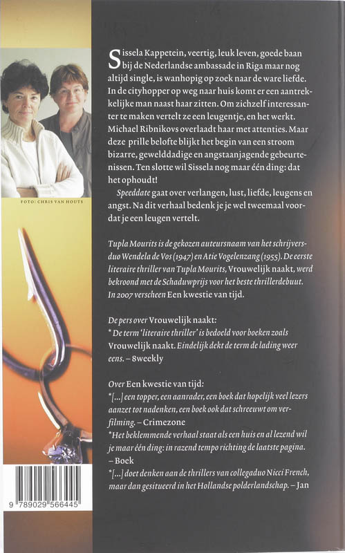 Achterkant van Speeddate