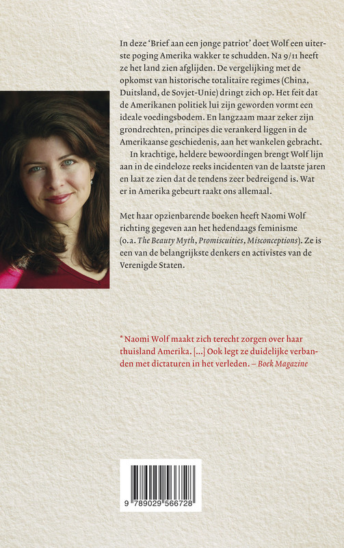Achterkant van Het einde van Amerika