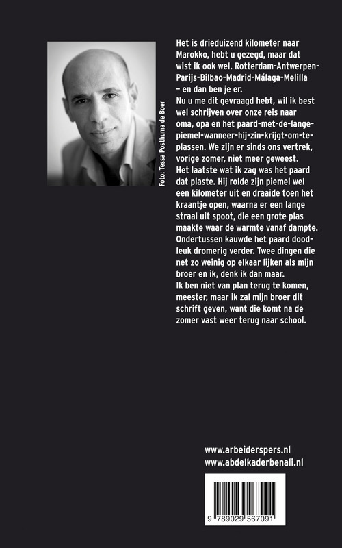 Achterkant van De stem van mijn moeder