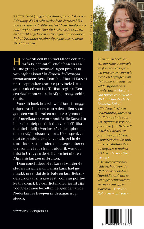 Achterkant van Expeditie Uruzgan