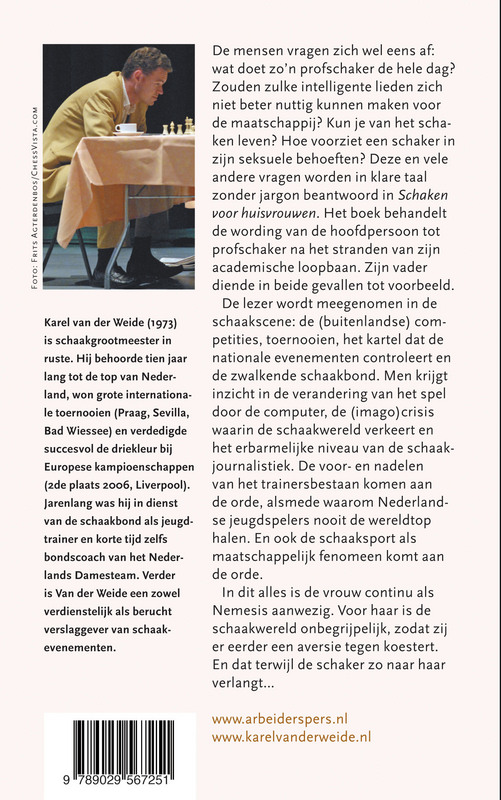 Achterkant van Schaken voor huisvrouwen