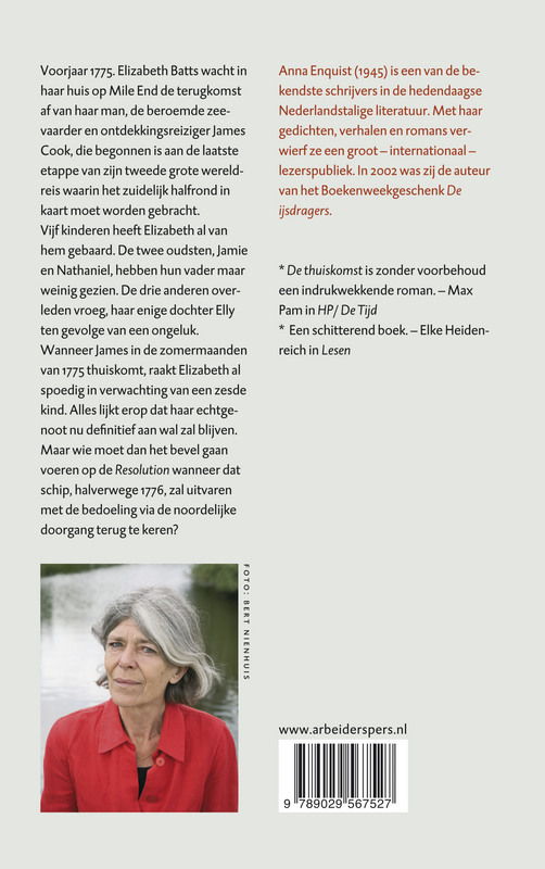 Achterkant van De thuiskomst