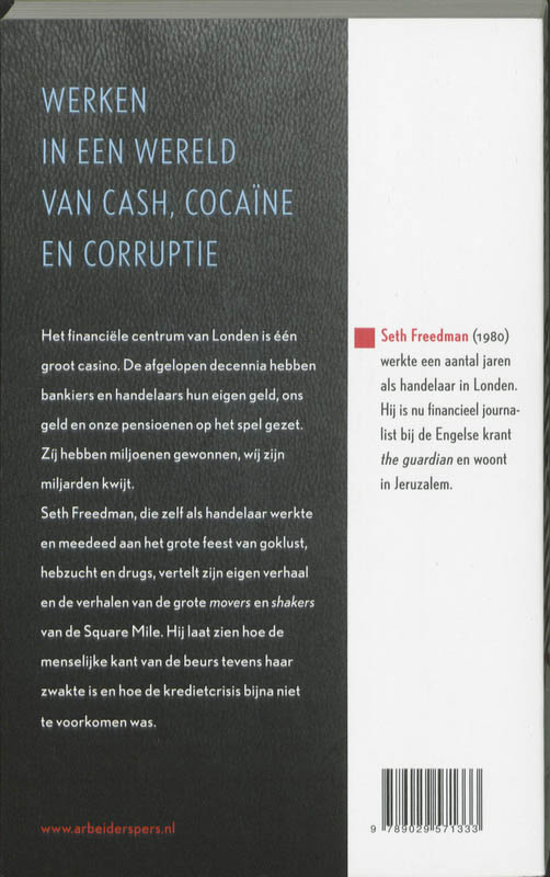 Achterkant van Beursjunk