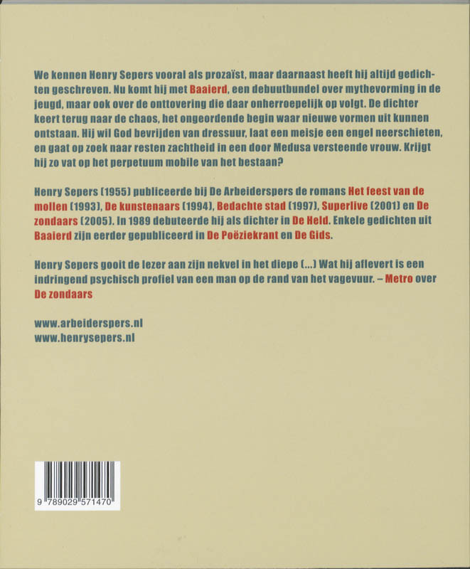 Achterkant van Baaierd