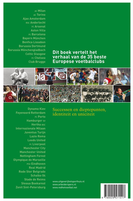 Achterkant van Europese topclubs