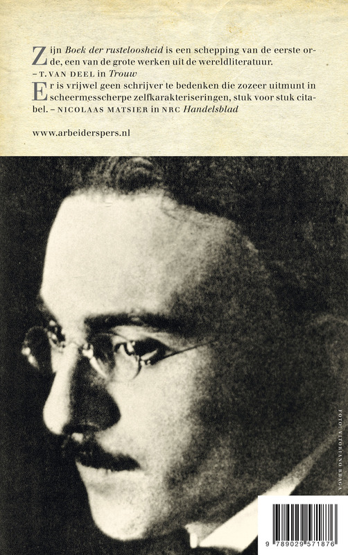 Achterkant van Het boek der rusteloosheid