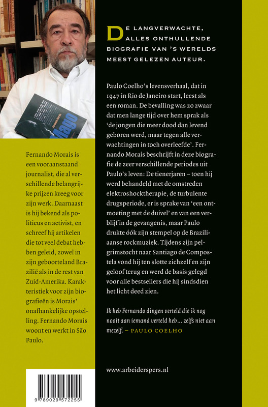 Achterkant van Paulo Coelho