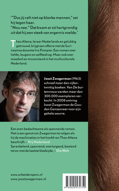 Achterkant van De buitenvrouw (grote letter)