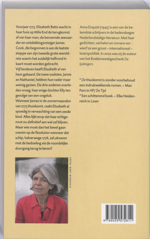 Achterkant van De thuiskomst