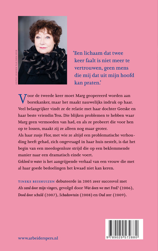 Achterkant van Gekleed te water