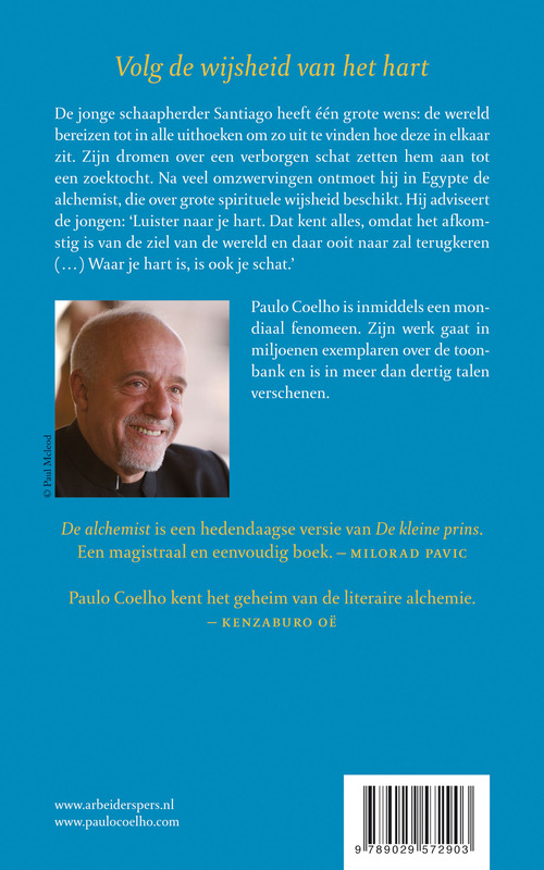 Achterkant van De alchemist