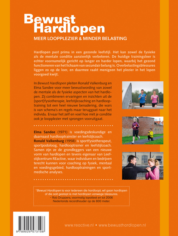 Achterkant van Bewust hardlopen