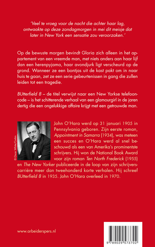 Achterkant van BUtterfield 8