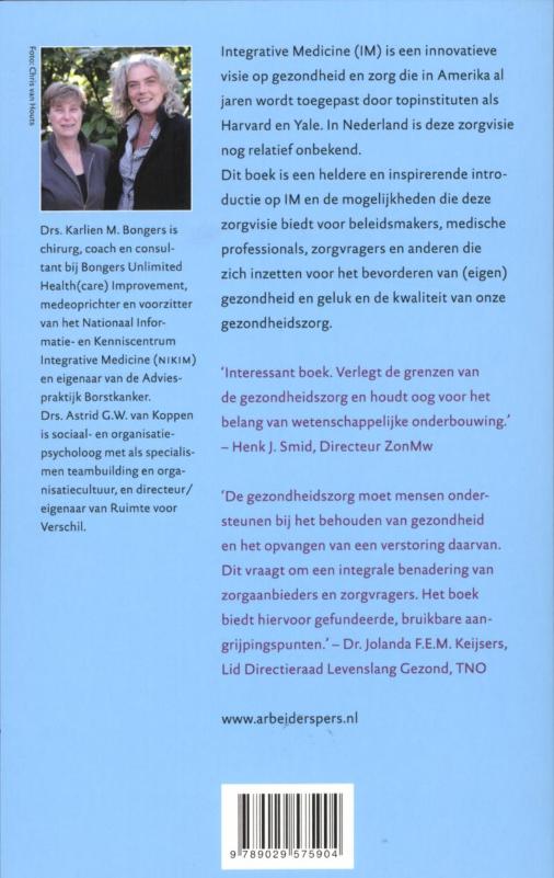 Achterkant van Integrative Medicine