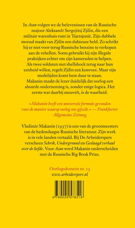 Achterkant van Asan