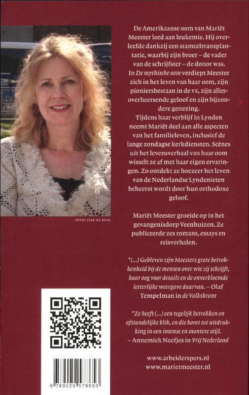 Achterkant van De mythische oom