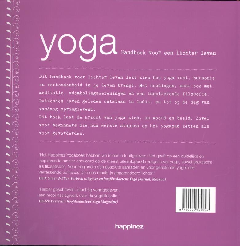 Achterkant van Yoga