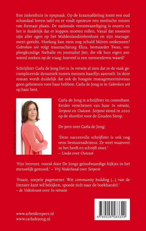 Achterkant van Gebroken wit