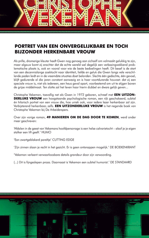 Achterkant van Een uitzonderlijke vrouw