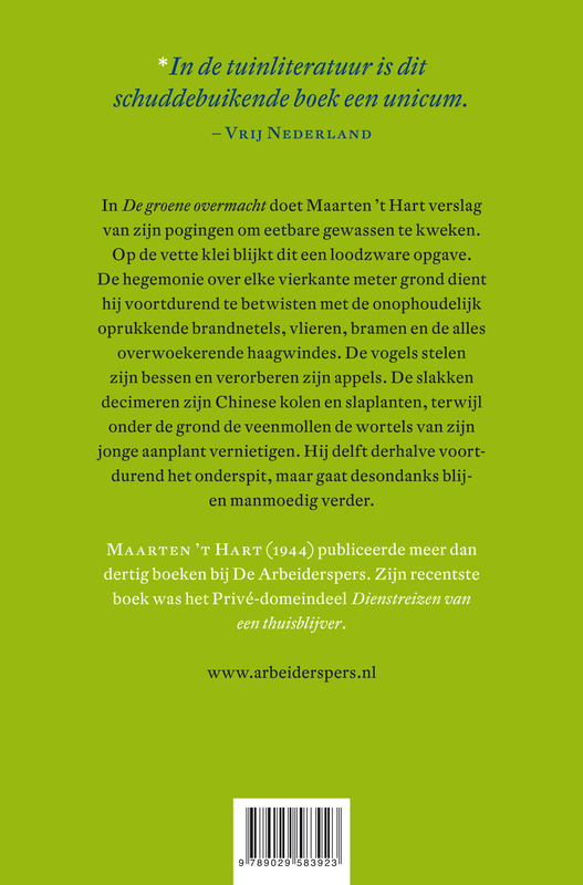 Achterkant van De groene overmacht