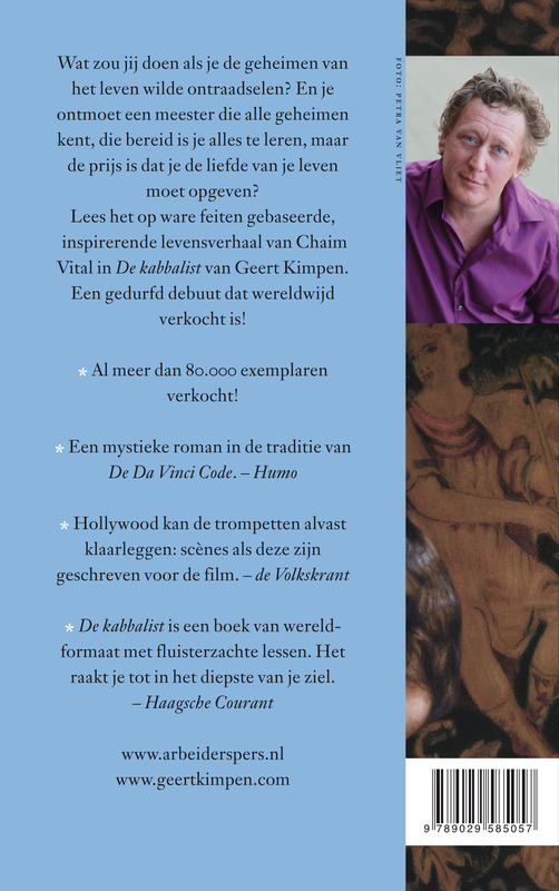 Achterkant van De kabbalist