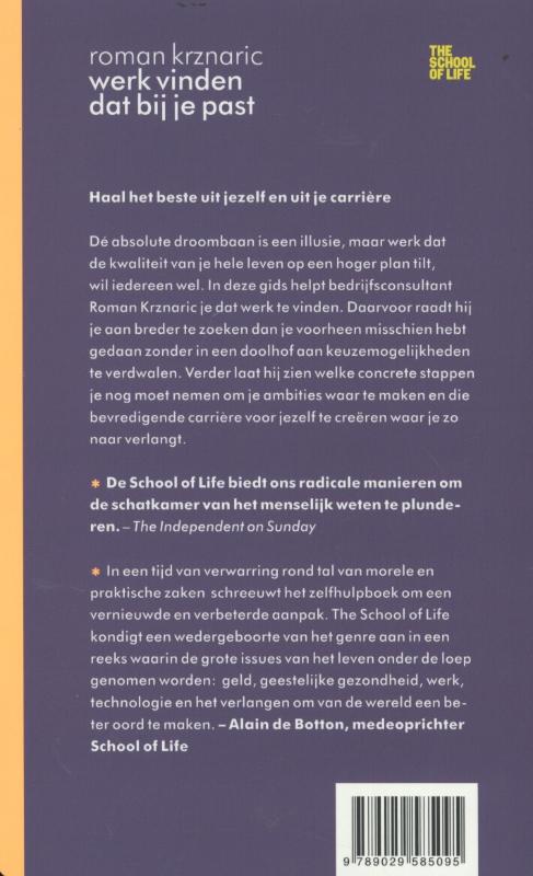 Achterkant van Werk vinden dat bij je past