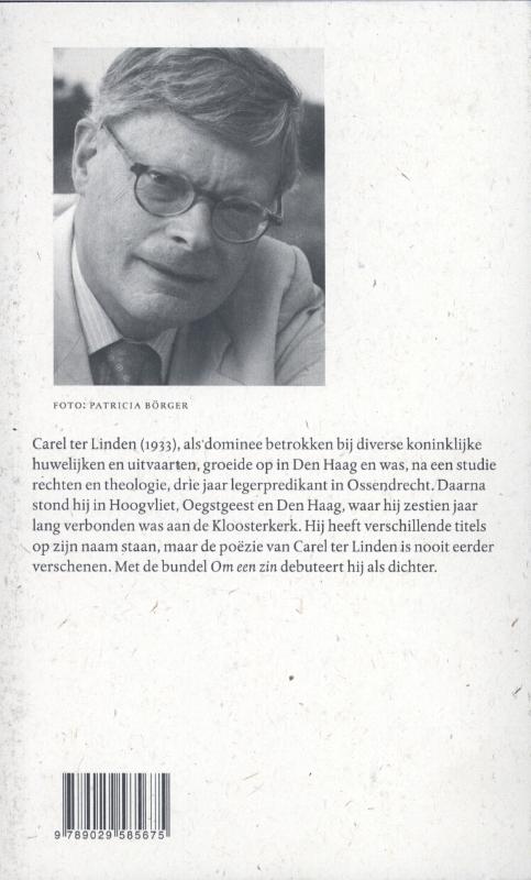 Achterkant van Om een zin