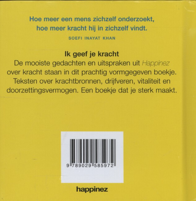 Achterkant van Ik geef je kracht