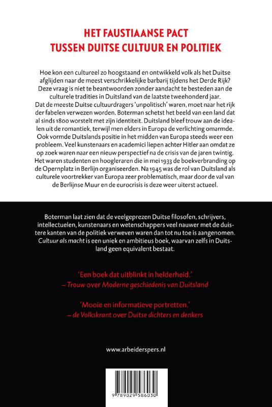 Achterkant van Cultuur als macht
