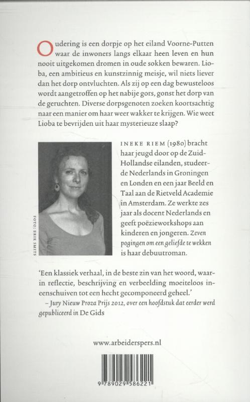 Achterkant van Zeven pogingen om een geliefde te wekken