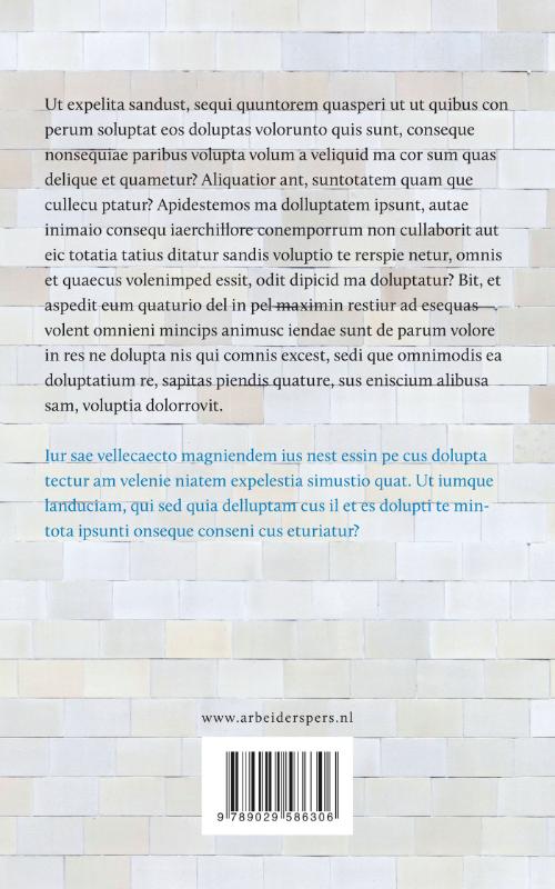 Achterkant van Rondom staal