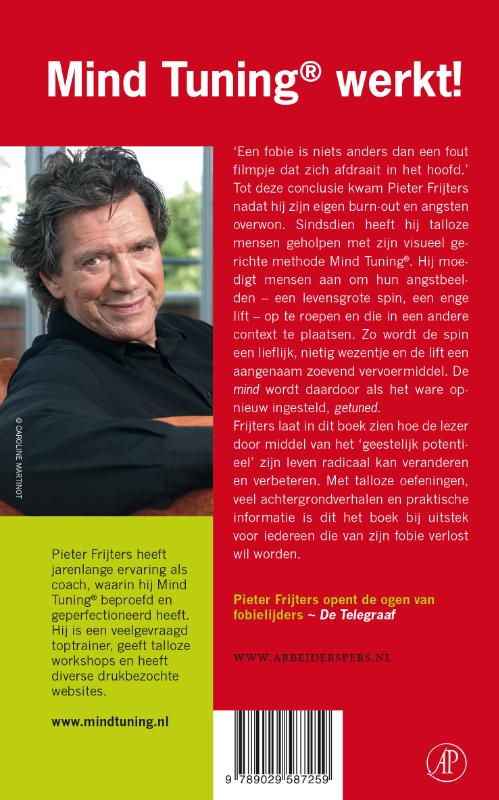 Achterkant van Van fobie naar vrijheid